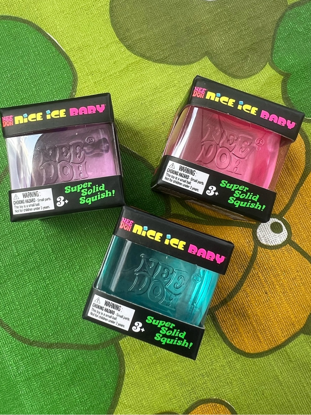 NeeDoh Nice Ice Baby Squish Trio